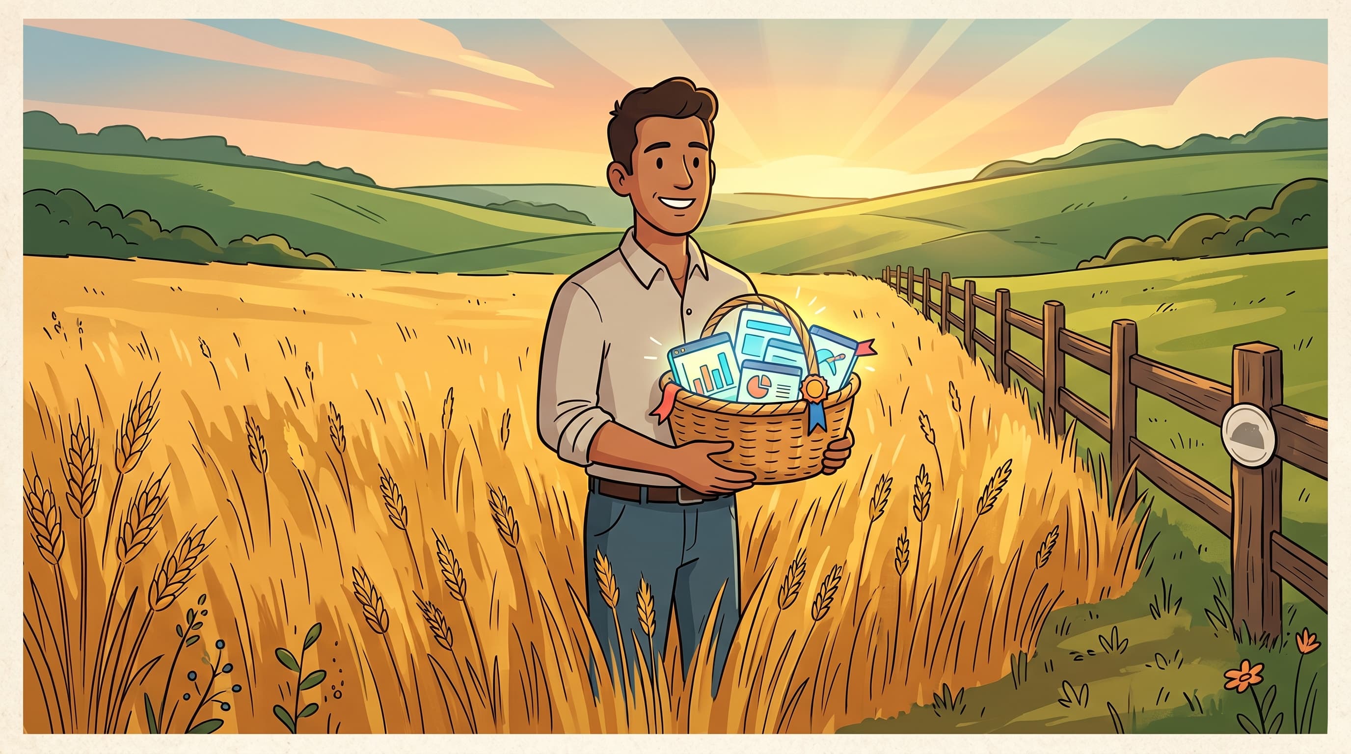 Harvest template preview