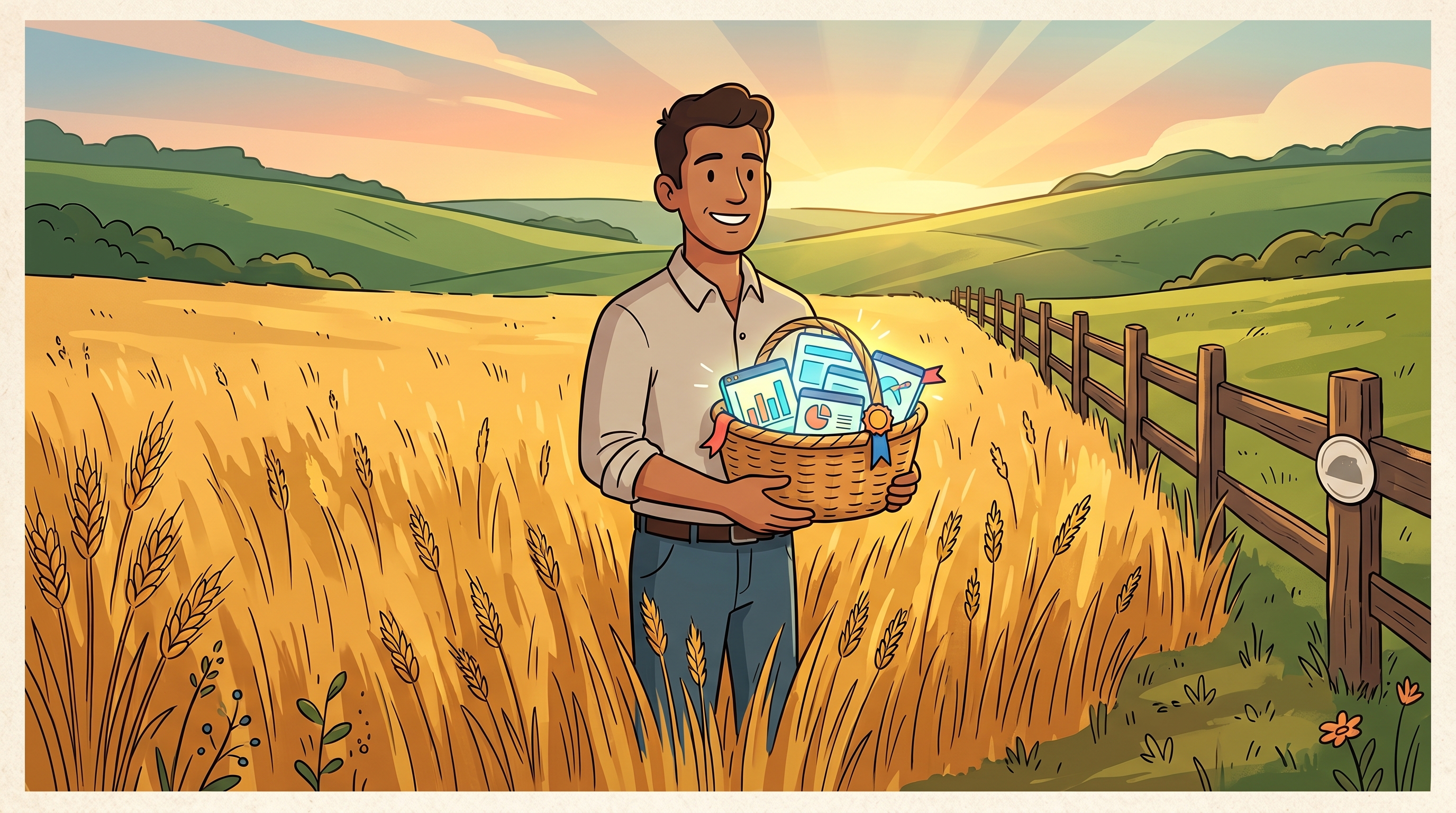 Pipeline Harvest card design