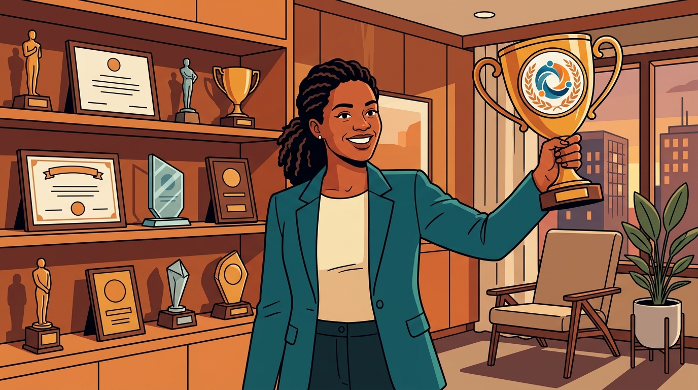 Trophy Shelf card design