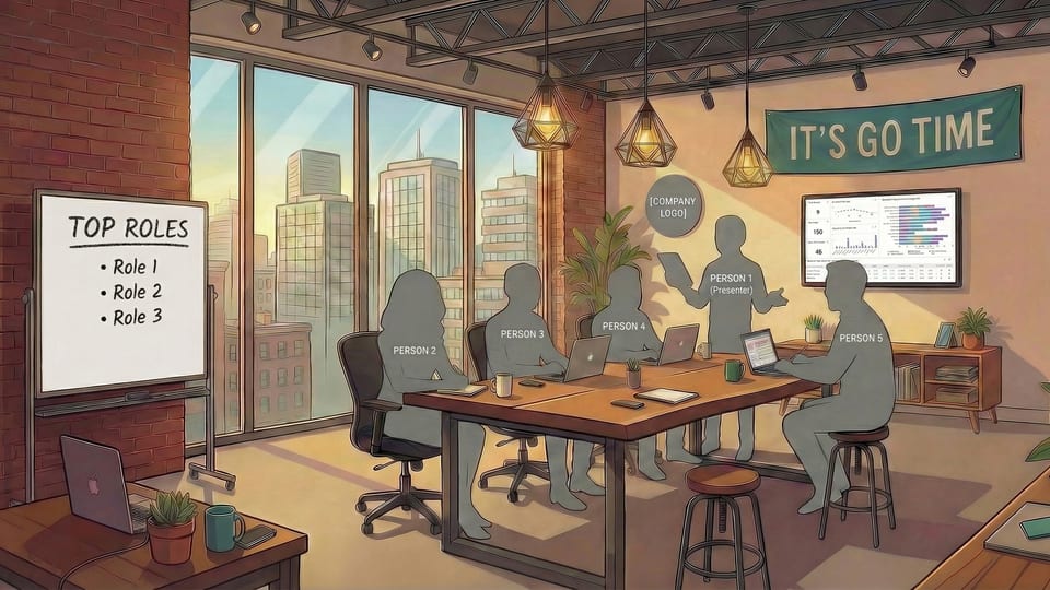 Team Table Attention card design